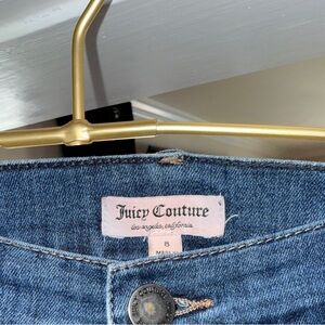 Juicy Couture Blue Distressed Skinny Jeans